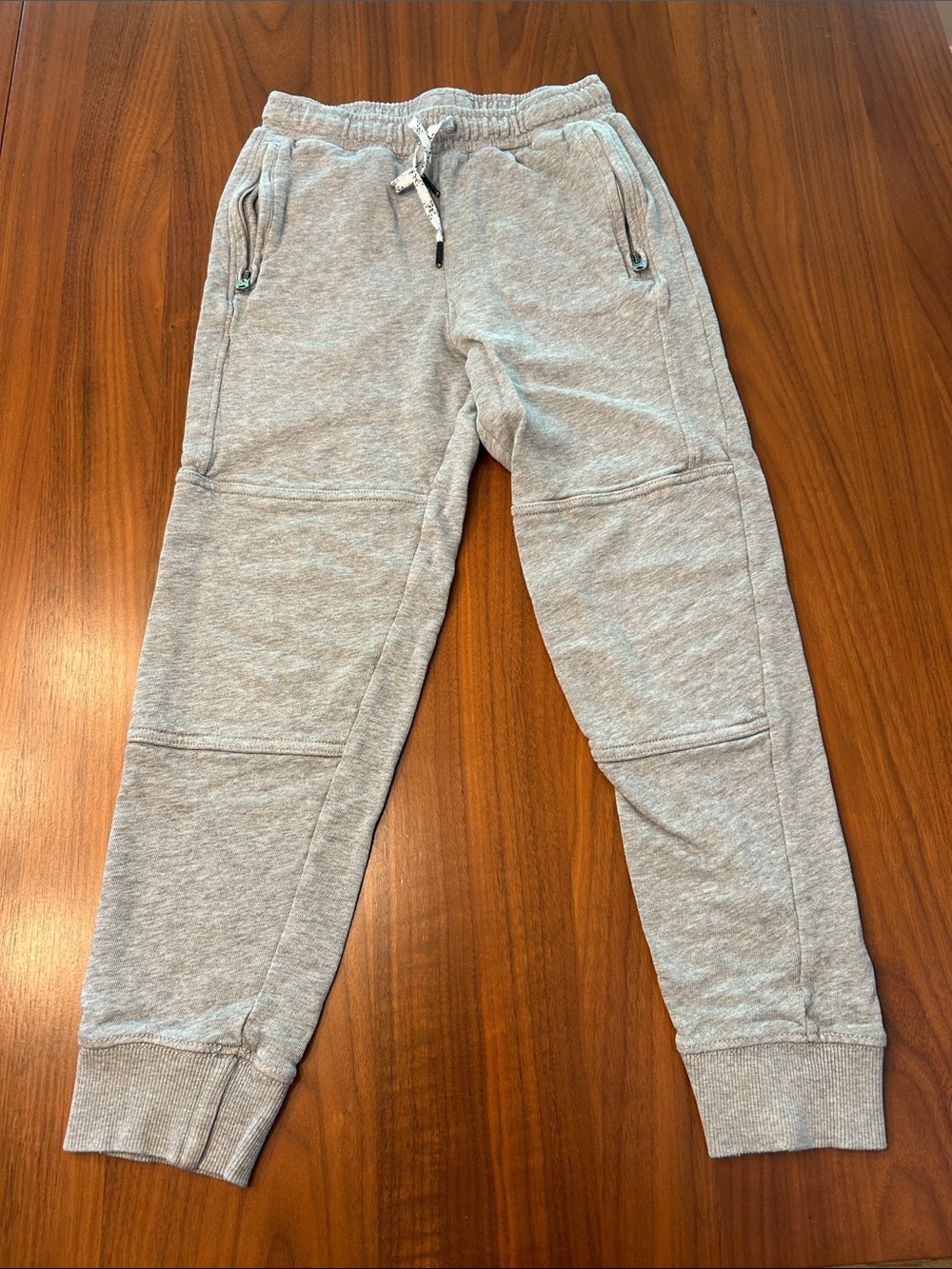 Hanna Andersson Light Gray Elastic Waist Joggers